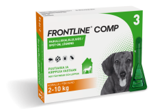 FRONTLINE COMP paikallisvaleluliuos 67 mg / 60.3 mg 3 x 0.67 ml