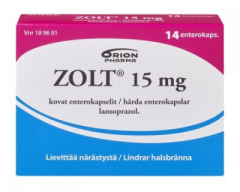 ZOLT 15 mg enterokaps, kova 14 fol