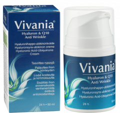 Vivania Hyaluron & Q10 Anti Wrinkle hyaluronihappo-ubikinonivoide X50 ml
